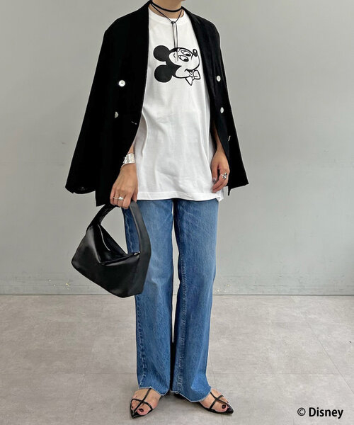 SHENERY（シーナリー）の「Mickey / Tee（Tシャツ/カットソー・レディース・ホワイト・LARGE/SMALL）」の11枚目の写真