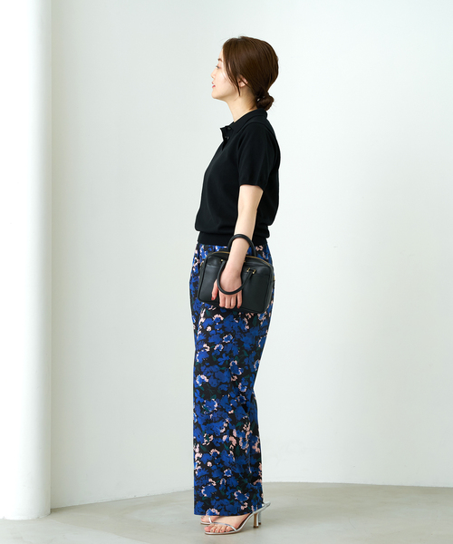 IENA（イエナ）の「ドライコットンエリツキプルオーバー（ポロシャツ・レディース・キャメル/ブラック・FREE）」の14枚目の写真