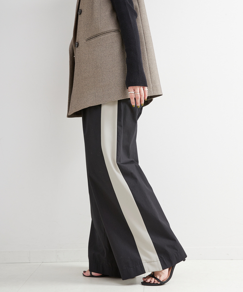 B.C STOCK（ベーセーストック）の「コットンナイロントラックパンツ（その他パンツ・レディース・ベージュ/ブラック/ホワイト・MEDIUM/LARGE）」の10枚目の写真