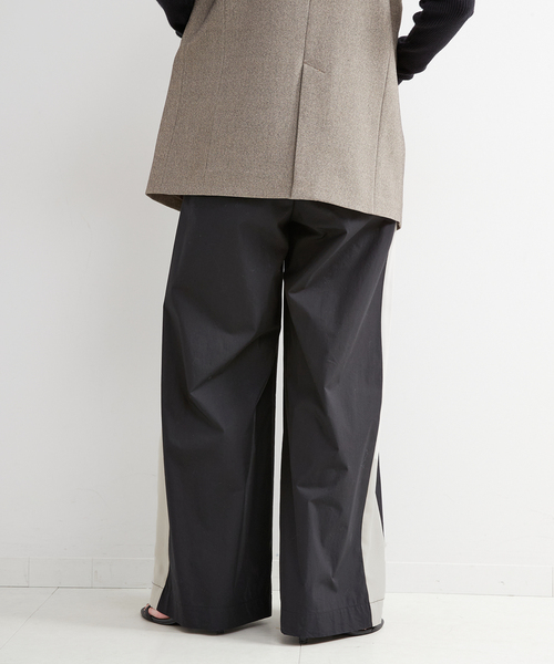 B.C STOCK（ベーセーストック）の「コットンナイロントラックパンツ（その他パンツ・レディース・ベージュ/ブラック/ホワイト・MEDIUM/LARGE）」の12枚目の写真