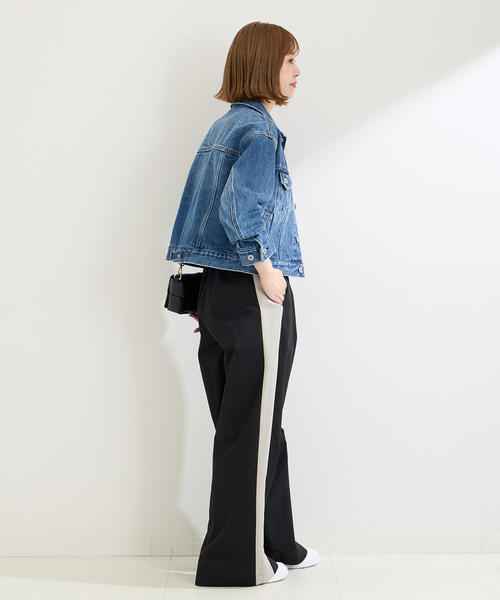 B.C STOCK（ベーセーストック）の「コットンナイロントラックパンツ（その他パンツ・レディース・ベージュ/ブラック/ホワイト・MEDIUM/LARGE）」の16枚目の写真