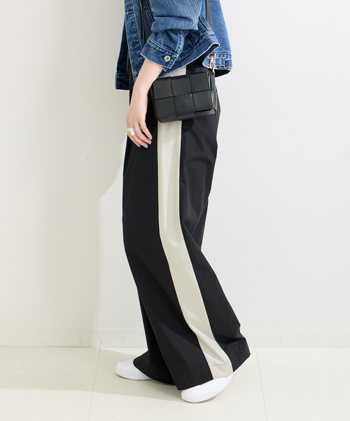 B.C STOCK（ベーセーストック）の「コットンナイロントラックパンツ（その他パンツ・レディース・ベージュ/ブラック/ホワイト・MEDIUM/LARGE）」の19枚目の写真