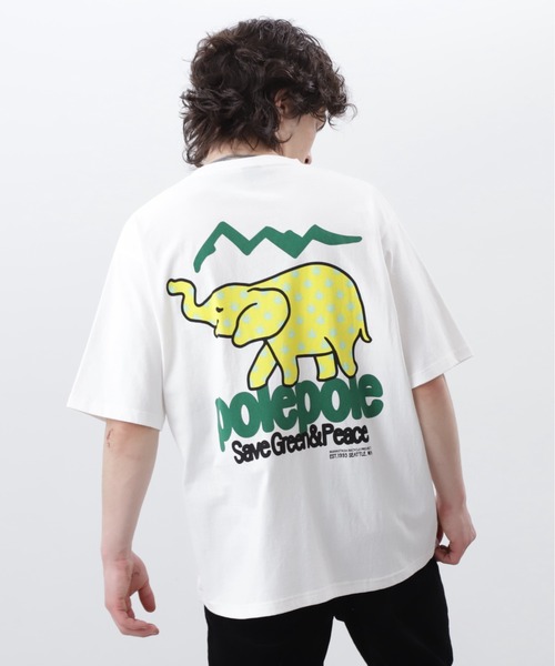 MANASTASH(マナスタッシュ)の「MANASTASH/マナスタッシュ CiTee POLEPOLE シティーポレポレ(Tシャツ/カットソー・メンズ・ホワイト/その他13・XL/L/M/S)」の2枚目の写真