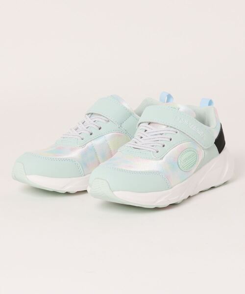 種類50:ミント/22.5cm moon star(ムーンスター)LUVLUSH ラブラッシュ LV1152 カジュアルスニーカー キッズ ジュニア もっと可愛く!もっと速く!女の子のスポーツシーンを 通学通園に ムーンスター ミントの通販