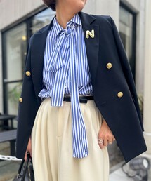 NOLLEY’S | 《セットアップ対応》ストレッチツイルダブルジャケット(テーラードジャケット)