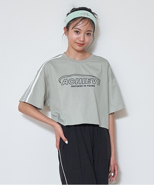 セール】【LTXC】ライン短丈半T（Tシャツ/カットソー）｜LOVETOXIC