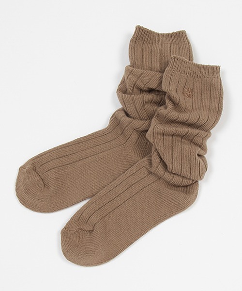 LOVETOXIC（ラブトキシック）の「カラールーズソックス（ソックス/靴下・キッズ・ブラック/オフホワイト/モカ/ライトカーキ/サックスブルー/グレー/クリーム・FREE）」の4枚目の写真