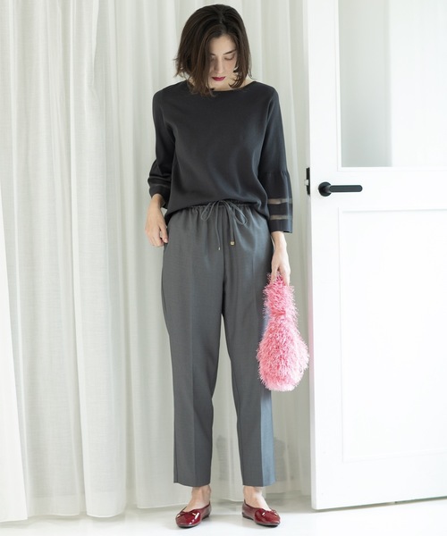 専//用 セール】美脚ストレッチイージーテーパードパンツ【洗濯機洗い可