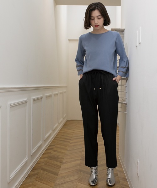 ☃専用 セール】美脚ストレッチイージーテーパードパンツ【洗濯機洗い可