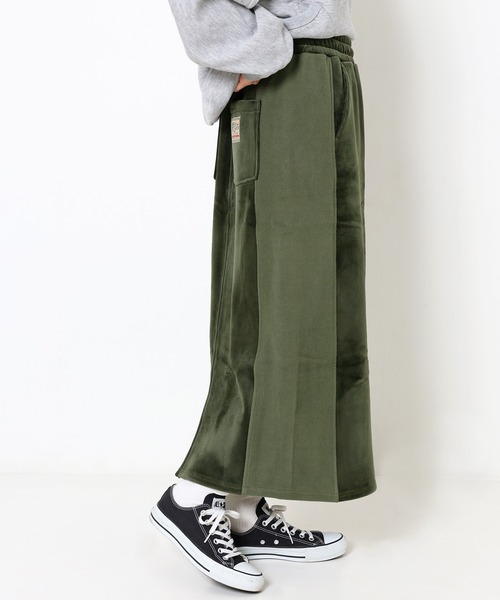 KRIFF MAYER Lady's Collection（クリフメイヤーレディースコレクション）の「ボンディングベロアスカート（スカート・レディース・ブラウン/グリーン/カラフル/チャコール/ナチュラル・MEDIUM/LARGE）」の10枚目の写真