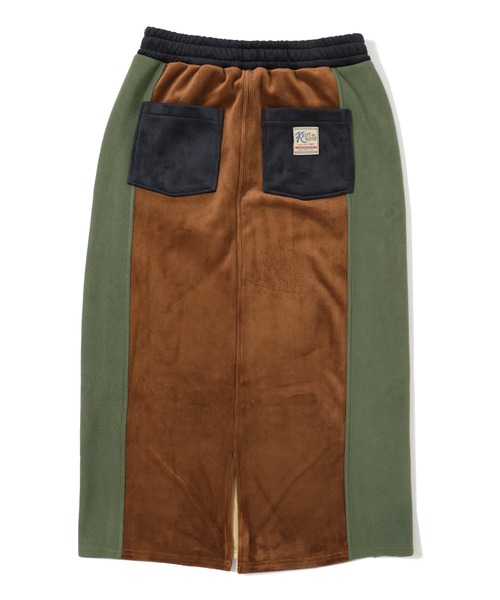 KRIFF MAYER Lady's Collection（クリフメイヤーレディースコレクション）の「ボンディングベロアスカート（スカート・レディース・ブラウン/グリーン/カラフル/チャコール/ナチュラル・MEDIUM/LARGE）」の13枚目の写真