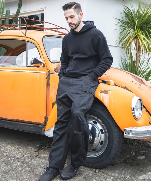 MR.OLIVE(ミスターオリーブ)の「MR.OLIVE/WALK IN CLOSET ミスターオリーブ / T/C USED SATIN / M-65 CARGO PANTS ユーズドウォッシュサテンミリタリーパンツ / M243116(カーゴパンツ・メンズ・ブラック/グリーン・SMALL/MEDIUM/LARGE)」の4枚目の写真