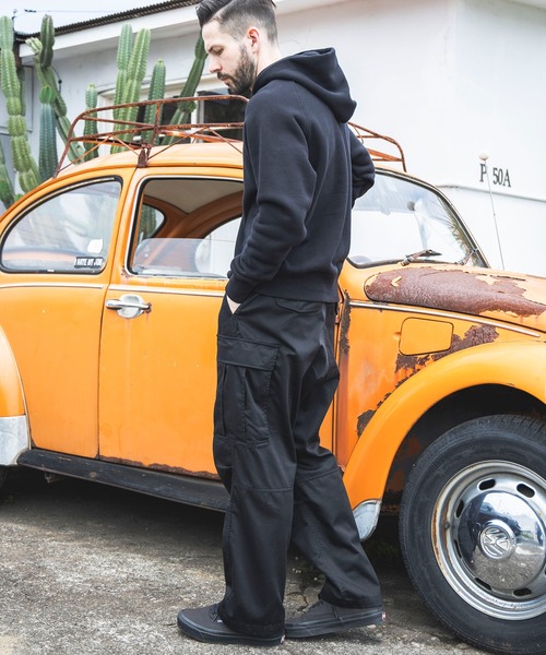 MR.OLIVE(ミスターオリーブ)の「MR.OLIVE/WALK IN CLOSET ミスターオリーブ / T/C USED SATIN / M-65 CARGO PANTS ユーズドウォッシュサテンミリタリーパンツ / M243116(カーゴパンツ・メンズ・ブラック/グリーン・SMALL/MEDIUM/LARGE)」の14枚目の写真