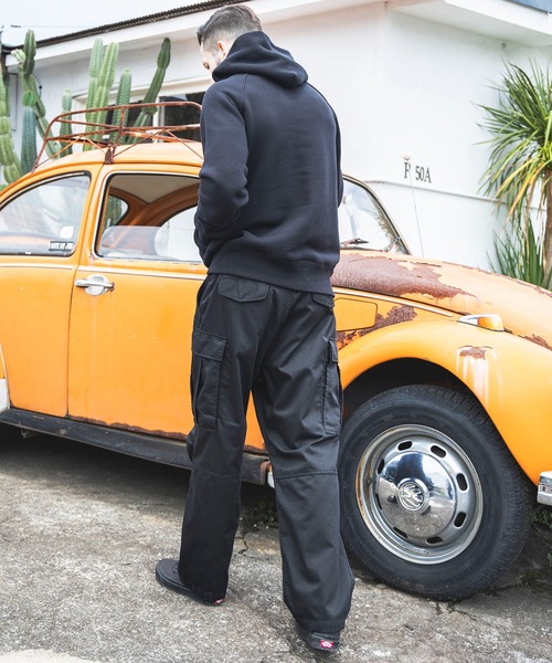 MR.OLIVE(ミスターオリーブ)の「MR.OLIVE/WALK IN CLOSET ミスターオリーブ / T/C USED SATIN / M-65 CARGO PANTS ユーズドウォッシュサテンミリタリーパンツ / M243116(カーゴパンツ・メンズ・ブラック/グリーン・SMALL/MEDIUM/LARGE)」の15枚目の写真