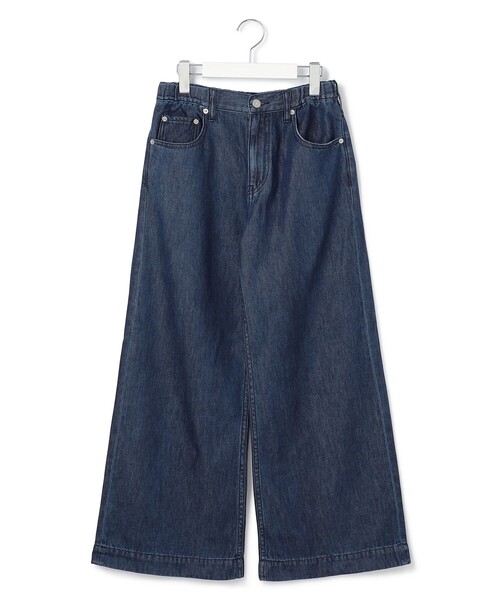 J.PRESS YORK STREET（ジェイプレスヨークストリート）の「【WOMEN】ソフトワイドデニム（デニムパンツ・レディース・ホワイト系/ネイビー系/ダルブルー系・LARGE/MEDIUM/SMALL）」の19枚目の写真