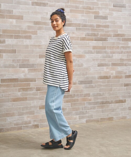 J.PRESS YORK STREET（ジェイプレスヨークストリート）の「【WOMEN】ソフトワイドデニム（デニムパンツ・レディース・ホワイト系/ネイビー系/ダルブルー系・LARGE/MEDIUM/SMALL）」の21枚目の写真