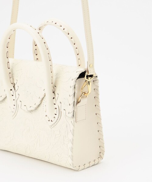 CARVING TRIBES（カービングトライブス）の「Mini RS Handbag（ショルダーバッグ・レディース・ホワイト/ダークブラウン/ブラック/ブラウン系その他3・FREE）」の19枚目の写真