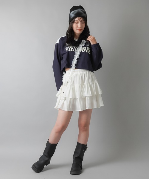 SPINNS（スピンズ）の「【選べるスマホショルダー】チュールパール スマホショルダー付け替え用ストラップ（スマホグッズ・レディース・ブラック/ホワイト・ONESIZE）」の16枚目の写真