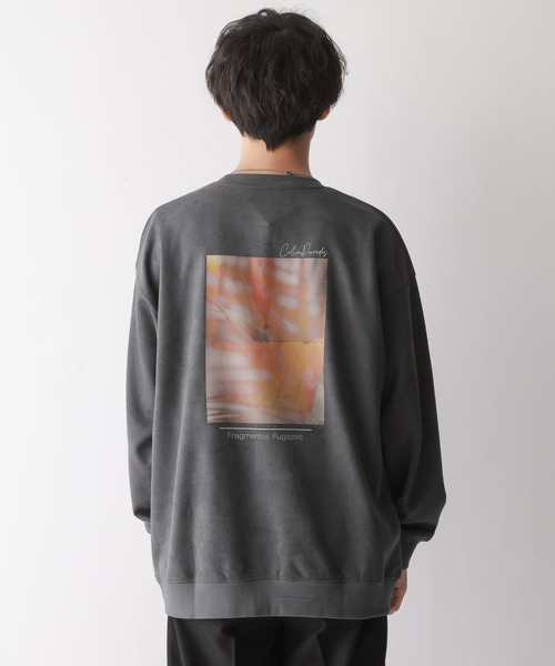RAGEBLUE（レイジブルー）の「【WEB限定】Suede back print pullover/カットスウェードバックプリントプルオーバー/ワンポイント刺繍ハーフジップ（スウェット・メンズ・ブラウン/ダークグレー/ホワイト系その他/グレー系その他/ブラウン系その他/オフホワイト・FREE）」の21枚目の写真