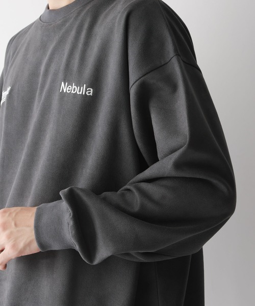 RAGEBLUE（レイジブルー）の「【WEB限定】Suede back print pullover/カットスウェードバックプリントプルオーバー/ワンポイント刺繍ハーフジップ（スウェット・メンズ・ブラウン/ダークグレー/ホワイト系その他/グレー系その他/ブラウン系その他/オフホワイト・FREE）」の18枚目の写真