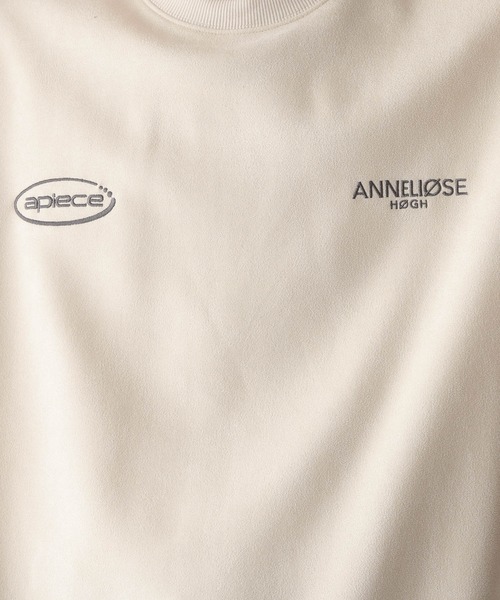 RAGEBLUE（レイジブルー）の「【WEB限定】Suede back print pullover/カットスウェードバックプリントプルオーバー/ワンポイント刺繍ハーフジップ（スウェット・メンズ・ブラウン/ダークグレー/ホワイト系その他/グレー系その他/ブラウン系その他/オフホワイト・FREE）」の16枚目の写真