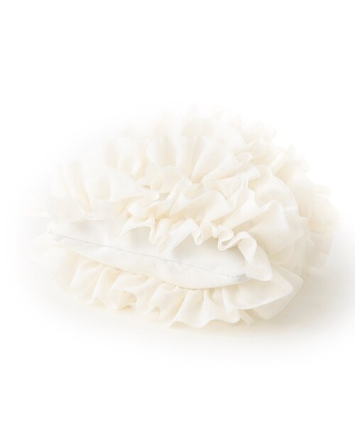 OPAQUE.CLIP（オペークドットクリップ）の「◆チュールフリルミニショルダーバッグ（ショルダーバッグ・レディース・アイボリー/ブラック/チャコールグレー・00）」の8枚目の写真