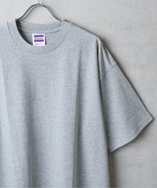 45R ジンバブエコットンのビックスリットTシャツ　グレー　カットソー 楽天市場】スーパー ビッグTシャツ 5.6オンス ヘビーウェイト 半袖