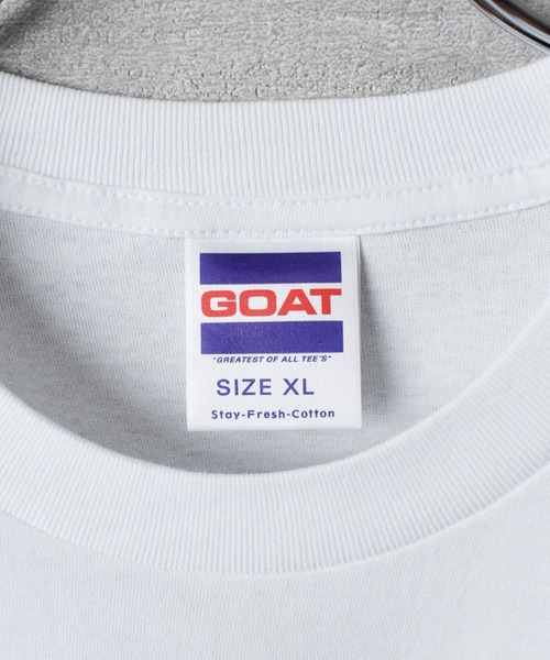 GOAT(ゴート)の「【GOAT/ゴート】SHORT SLEEVE TEE 7oz / 半袖Tシャツ7オンス(Tシャツ/カットソー・メンズ・アッシュグレー/ブラック/ホワイト・MEDIUM/LARGE/X-LARGE)」の14枚目の写真