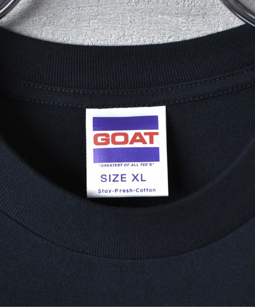 GOAT(ゴート)の「【GOAT/ゴート】SHORT SLEEVE TEE 7oz / 半袖Tシャツ7オンス(Tシャツ/カットソー・メンズ・アッシュグレー/ブラック/ホワイト・MEDIUM/LARGE/X-LARGE)」の21枚目の写真