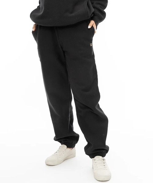 BILLABONG(ビラボン)の「BILLABONG レディース LOOSE SWEAT JOGGER P ロングパンツ 【2024年秋冬モデル】/ビラボンスウェットパンツ(スウェットパンツ・レディース・ブラック/グレー/ブルー系その他・MEDIUM/LARGE)」の4枚目の写真