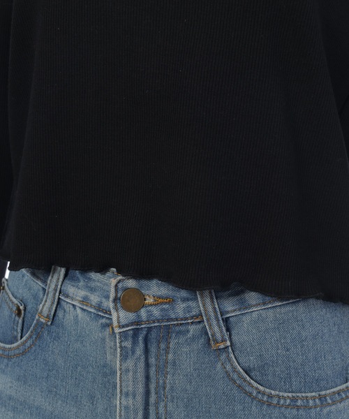 fifth（フィフス）の「チョーカー風リブトップス（Tシャツ/カットソー・レディース・ブラック/ボルドー/グレー・M）」の10枚目の写真