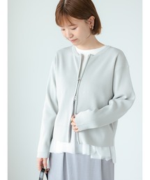 Lugnoncure | ダブルジップニットカーディガン(カーディガン/ボレロ)