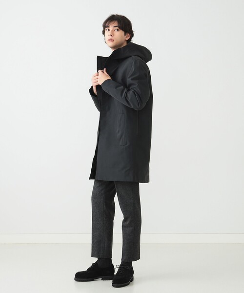B:MING by BEAMS（ビーミングバイビームス）の「ISAORA / NEO TRENCH PARKA フーデッドコート（その他アウター・メンズ・ブラック・MEDIUM/LARGE）」の2枚目の写真