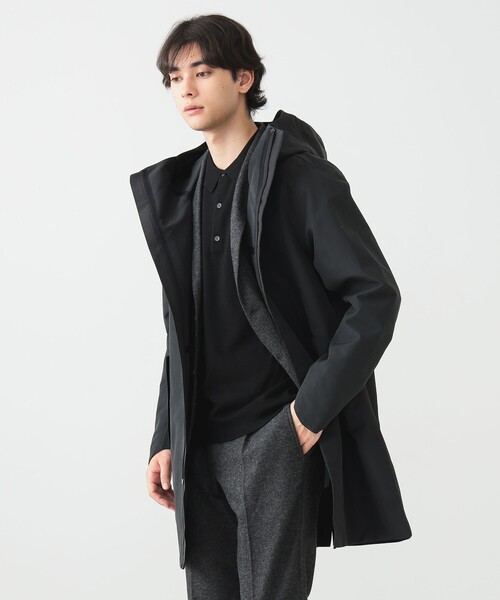 B:MING by BEAMS（ビーミングバイビームス）の「ISAORA / NEO TRENCH PARKA フーデッドコート（その他アウター・メンズ・ブラック・MEDIUM/LARGE）」の3枚目の写真