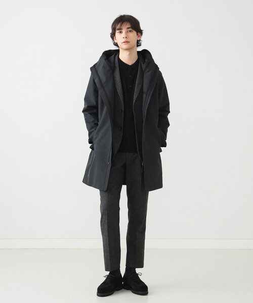 B:MING by BEAMS（ビーミングバイビームス）の「ISAORA / NEO TRENCH PARKA フーデッドコート（その他アウター・メンズ・ブラック・MEDIUM/LARGE）」の15枚目の写真