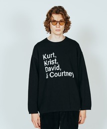 THRIFTY LOOK | THRIFTY LOOK / スリフティールック KKDC BIGGEST CREW SWEATER オーバーサイズ クルーネック コットンニット(ニット/セーター)