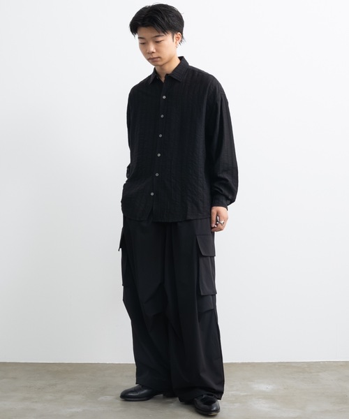 セール】Wide silhouette cargo pants / ワイドシルエットカーゴ