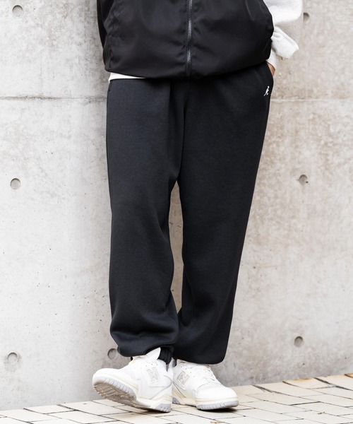 KANGOL(カンゴール)の「【KANGOL/カンゴール】別注コラボ裏起毛スウェットパンツ(スウェットパンツ・メンズ・チャコール/ネイビー/ブラック/アイボリー/杢グレー・M/L/XL)」の14枚目の写真