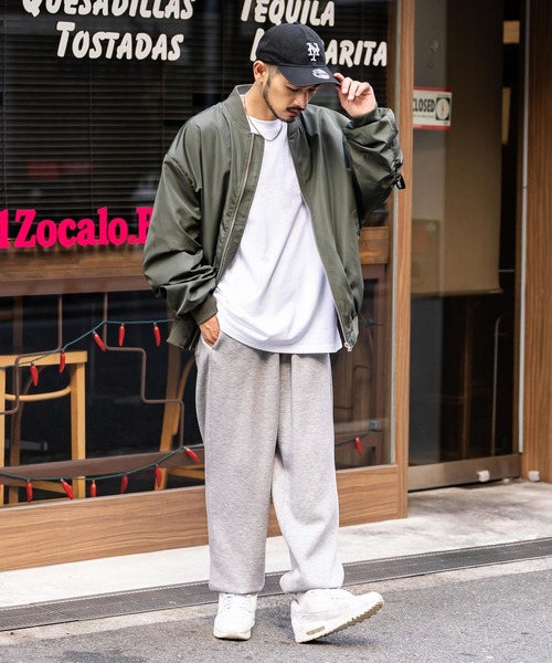 KANGOL(カンゴール)の「【KANGOL/カンゴール】別注コラボ裏起毛スウェットパンツ(スウェットパンツ・メンズ・チャコール/ネイビー/ブラック/アイボリー/杢グレー・M/L/XL)」の18枚目の写真