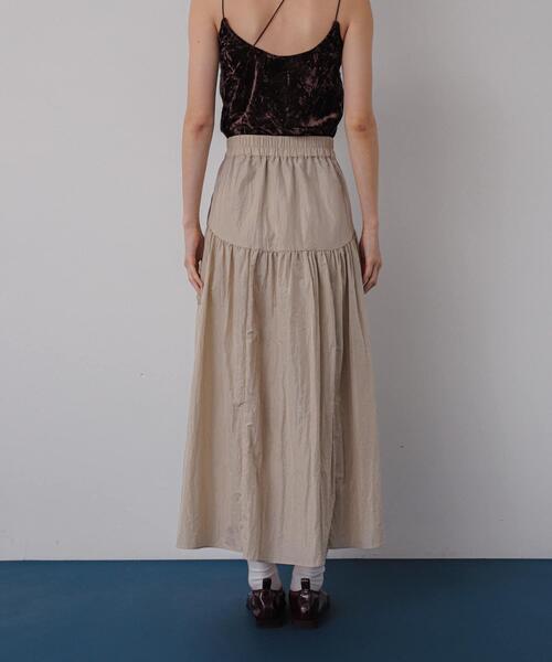SENSE OF PLACE by URBAN RESEARCH（センスオブプレイスバイアーバンリサーチ）の「ギャザーボリュームスカート（スカート・レディース・ネイビー/ベージュ/チャコールグレー・ONE）」の22枚目の写真