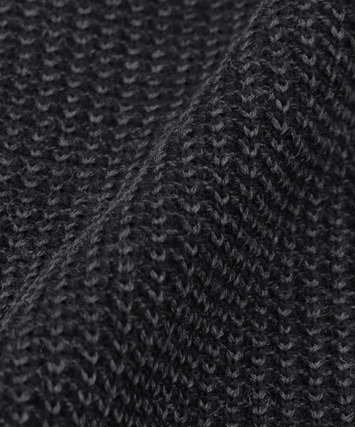 Pitta Re:)（ピッタリ）の「変形バーズアイ 後身布帛 メンズニットジレ（ベスト・メンズ・グレー/ネイビー・L/LL/XL/M）」の6枚目の写真