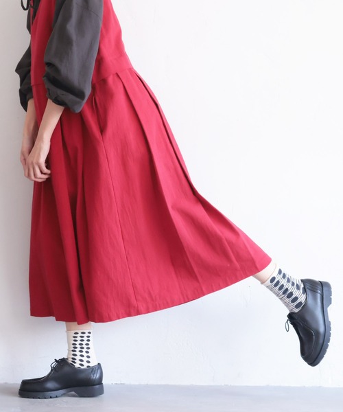 soulberry(ソウルベリー)の「私の赤いワンピース(ワンピース・レディース・レッド・L/M/3L/LL)」の20枚目の写真