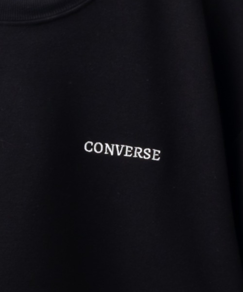 CONVERSE(コンバース)の「「CONVERSE」バックサガラ刺繍 クルーネックトレーナー(スウェット・メンズ・ライトグレー/ブラック/グレイッシュベージュ/チャコールグレー・M/L/XL)」の11枚目の写真