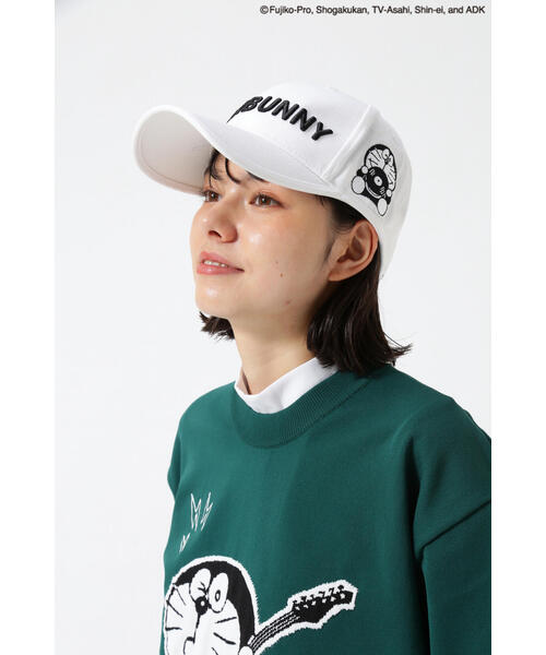Jack Bunny!!(ジャックバニー)の「【Jack Bunny!!】【ドラえもん】ツイルキャップ (UNISEX)(キャップ・レディース・ホワイト/ブラック/グリーン/ピンク・FREE)」の1枚目の写真