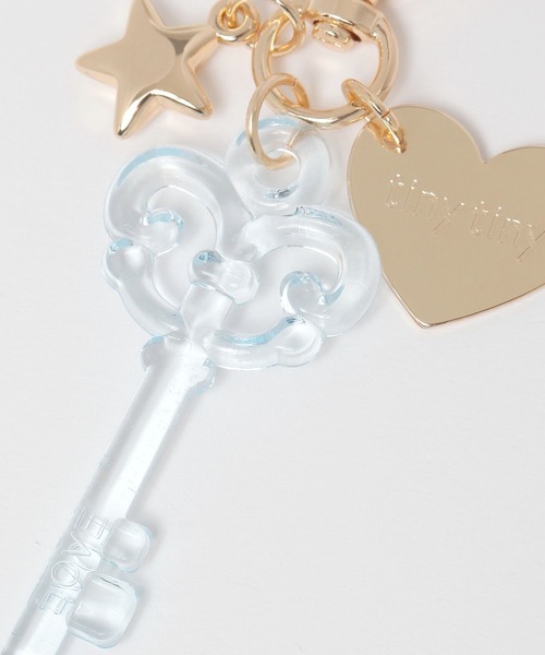 tiny tiny（ティニーティニー）の「キーモチーフチャーム[tiny tiny(ティニーティニー)]（チャーム・レディース・ライトブルー/ピンク・0）」の6枚目の写真