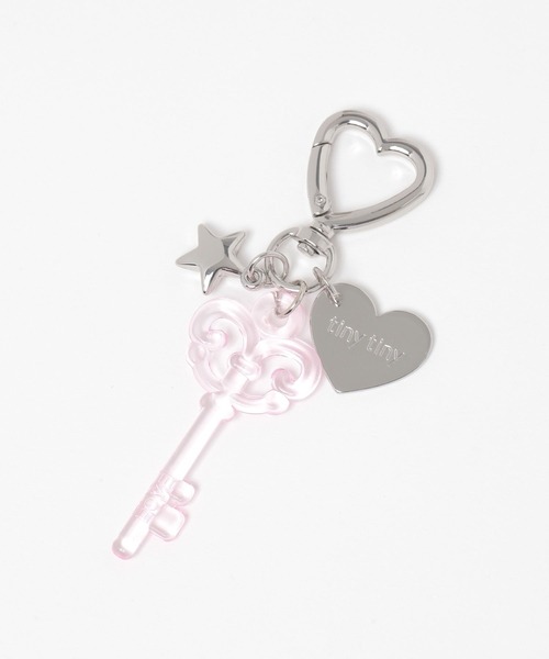 tiny tiny（ティニーティニー）の「キーモチーフチャーム[tiny tiny(ティニーティニー)]（チャーム・レディース・ライトブルー/ピンク・0）」の7枚目の写真