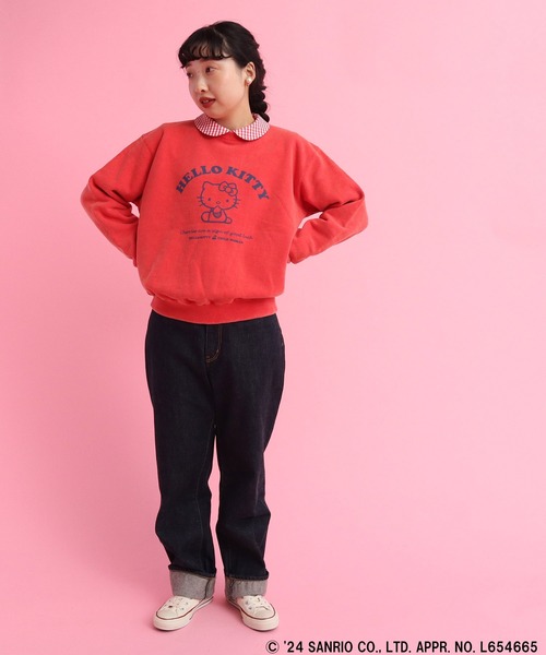 CHILD WOMAN(チャイルドウーマン)の「【WEB・原宿路面店限定】SANRIO/サンリオ HELLOKITTY/ハローキティ×CHILDWOMAN プリントスウェット(スウェット・レディース・ネイビー/レッド・FREE)」の17枚目の写真