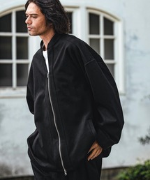mj10382- Brushed Span Zipper & Skipper Shirt Jacket スキッパージャケット