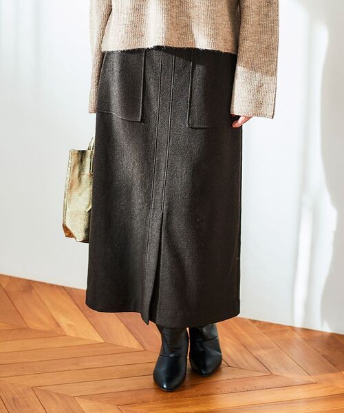 【セール】ブークレポケットスカート（スカート）｜le.coeur blanc（ルクールブラン）