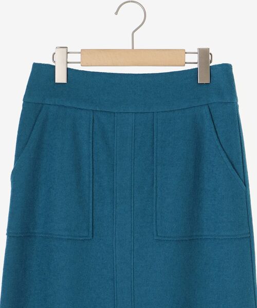 le.coeur blanc(ルクールブラン)の「ブークレポケットスカート(スカート・レディース・ブルー/ブラウン/モカ・36/38)」の22枚目の写真